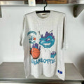 Vintage 90s Charlotte Hornets Mascot Breakthrough Nba Tee Hoodie, Sweatshirt | FlexRushtees.com