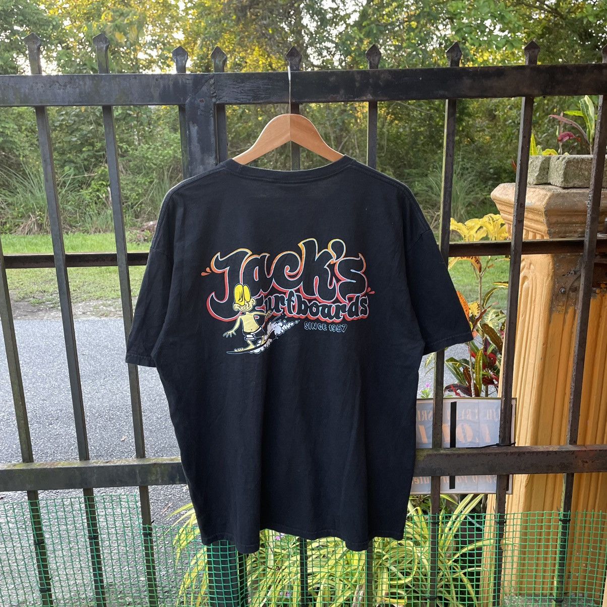 Vintage 90s Jacks Surfboards Big Logo Surfing Skate Tee Hoodie, Sweatshirt | FlexRushtees.com