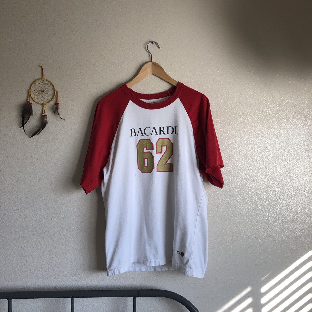 Bacardi Staff Baseball Tee Red L Hoodie, Sweatshirt | FlexRushtees.com