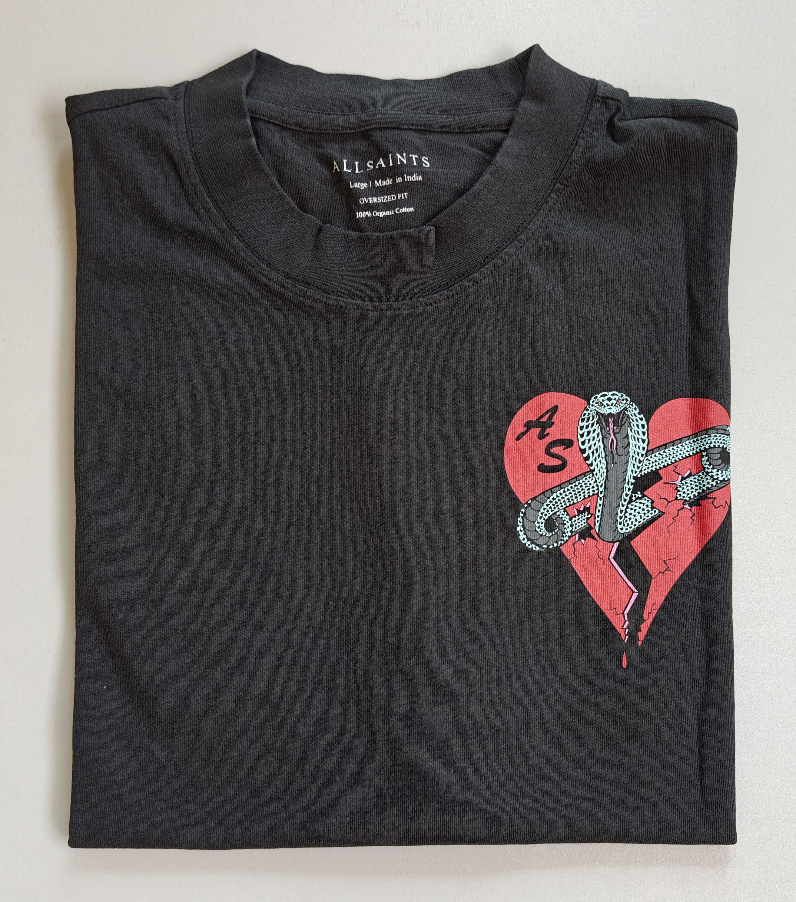 Allsaints Ss Crew Oversized T Shirt Free Shipping T 4207 Hoodie, Sweatshirt | FlexRushtees.com