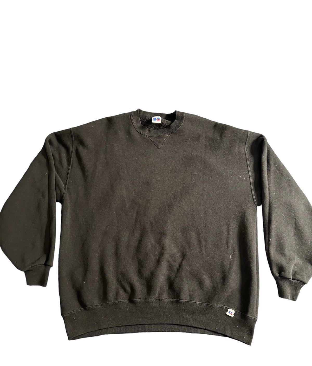 Vintage Russell Black Crewneck Xl Kanye