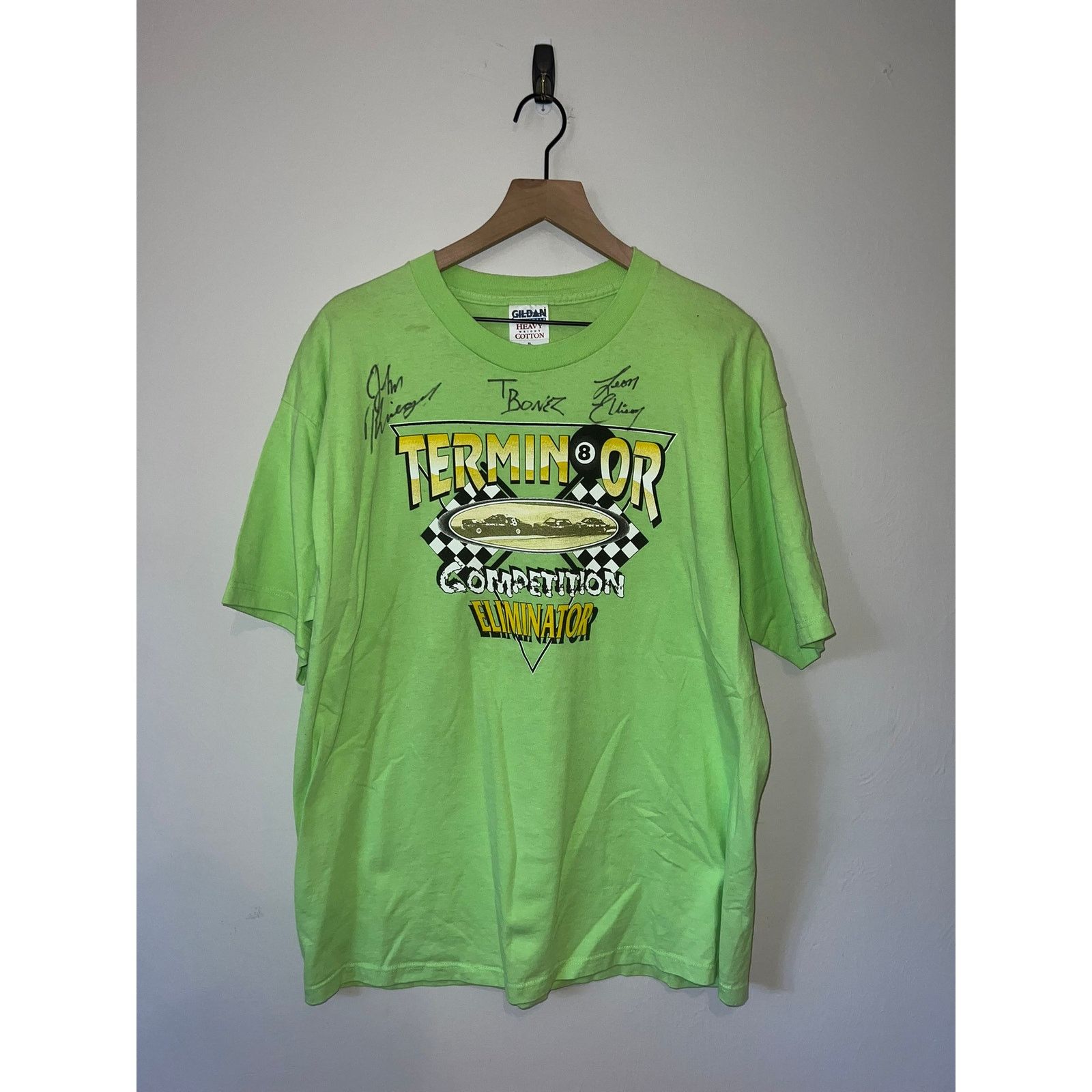 Gildan Vintage Terminator Competition Shirt Tee Eliminator 90s Xl