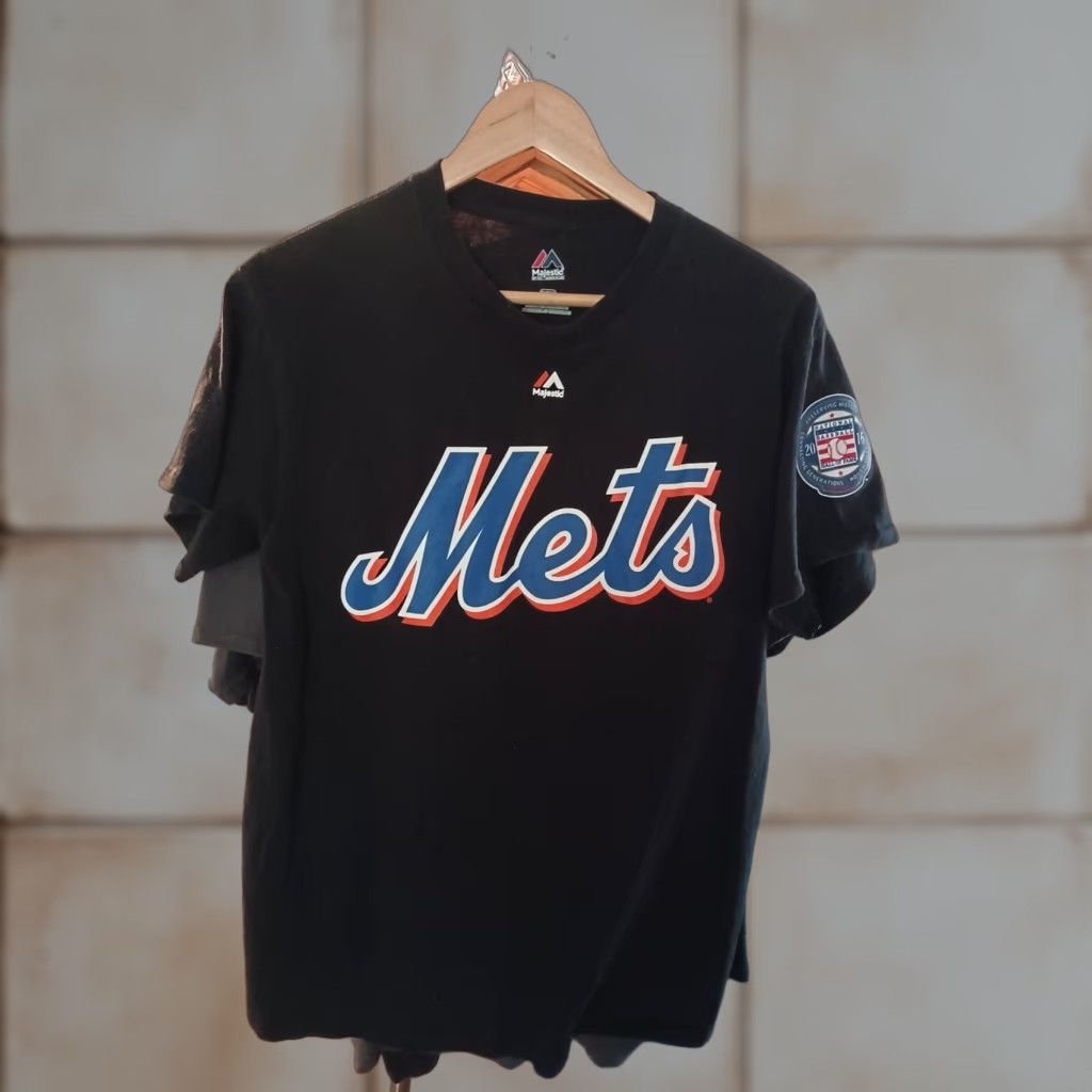 Mlb Vintage New York Mets Mike Piazza T Shirt Major Majestic M 2016 Hall Of Fame Black Men M Shirt M Hoodie, Sweatshirt