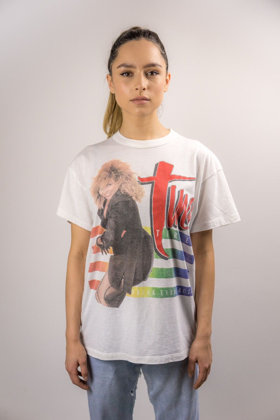 Vintage 1987 Tina Turner Break Every Rule European Tour Shirt Hoodie, Sweatshirt | FlexRushtees.com