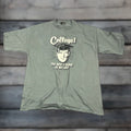 Vtg 90s Changes College Best 7 Years T Shirt Adult Xl Gray Short Sleeve Crew Neck Mens Graph