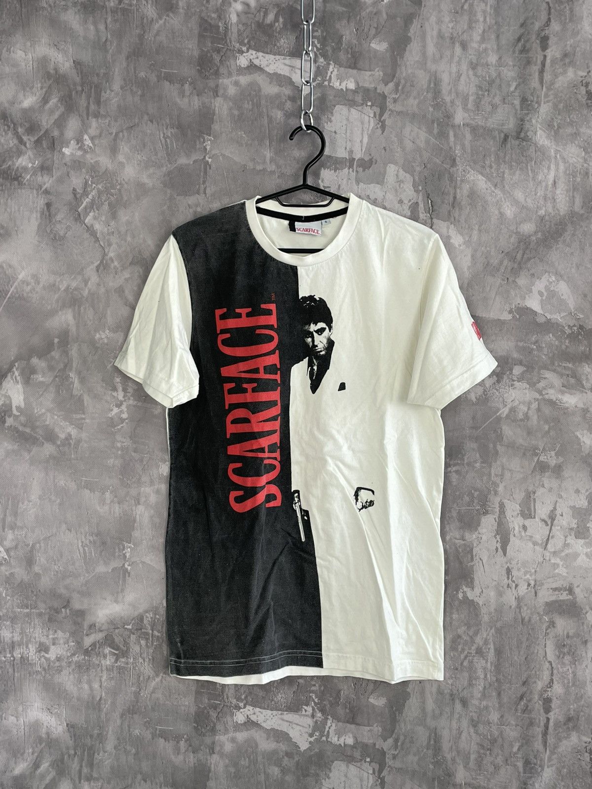 Vintage Scarface 2 Sides Tony Montana T Shirt