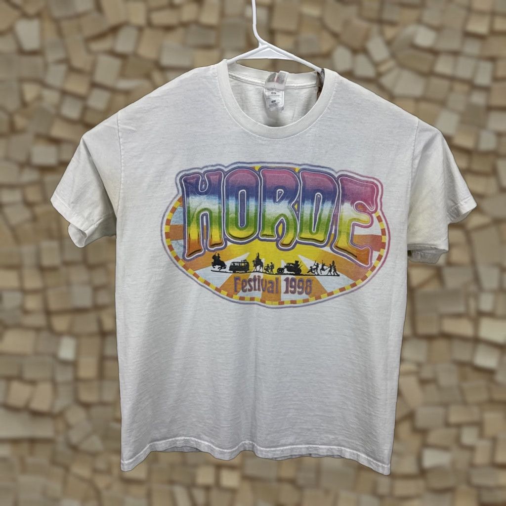 Fruit Of The Loom Vintage 90s Horde Festival Blues Traveler Barenaked Ladies Mule Xl Band T Shirt