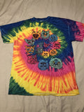 Vintage Trippy Cat Tie Dye Tee