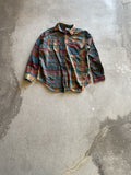 Vintage Patchwork Aztec Flannel