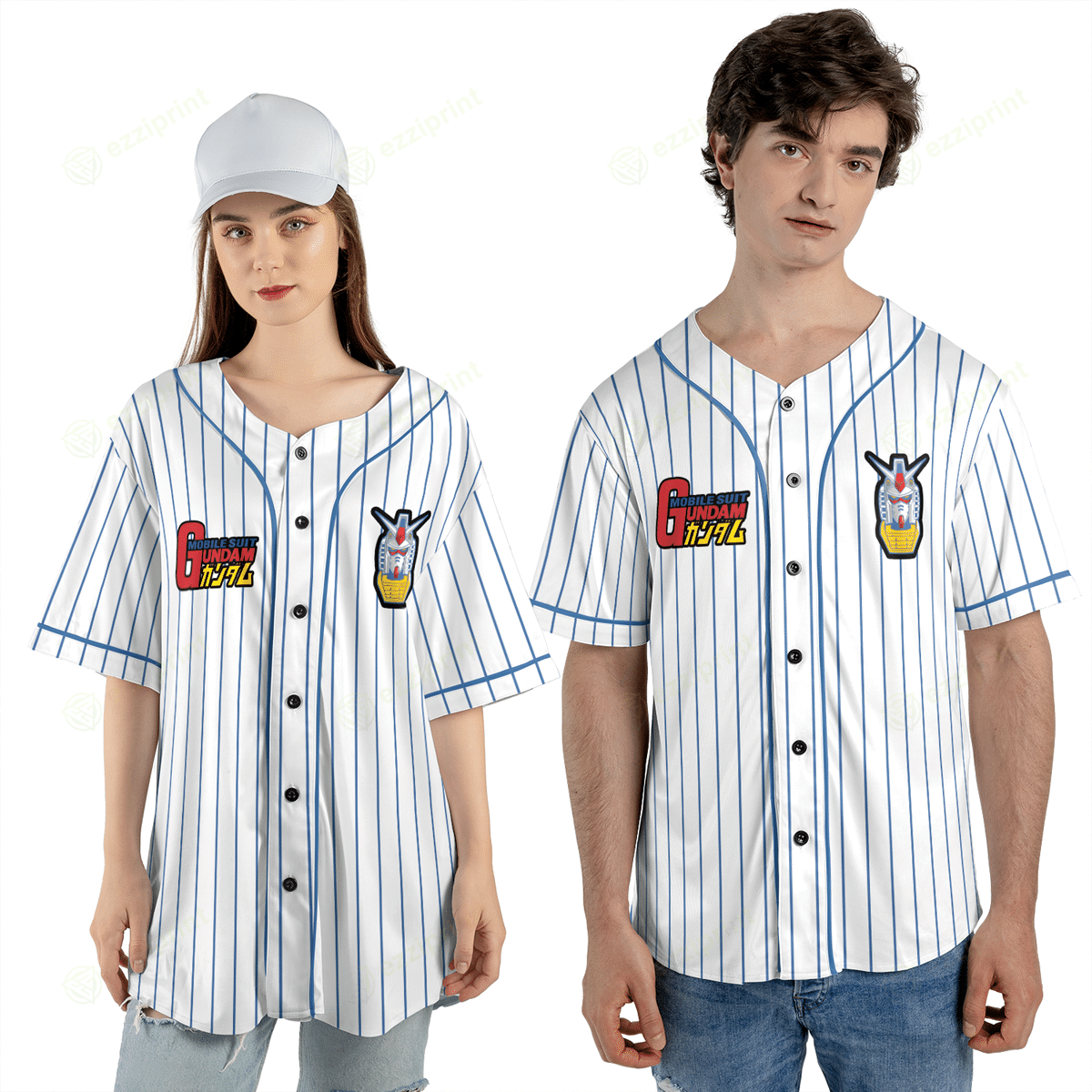 The Unbranded Brand Mobile Suit Gundam Rx78 2 Baseball Jersey