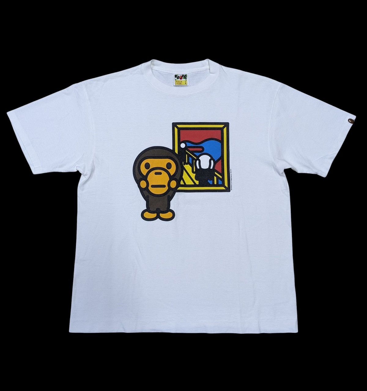 Bape Milo Scream Painting Tshirt Hoodie, Sweatshirt | FlexRushtees.com