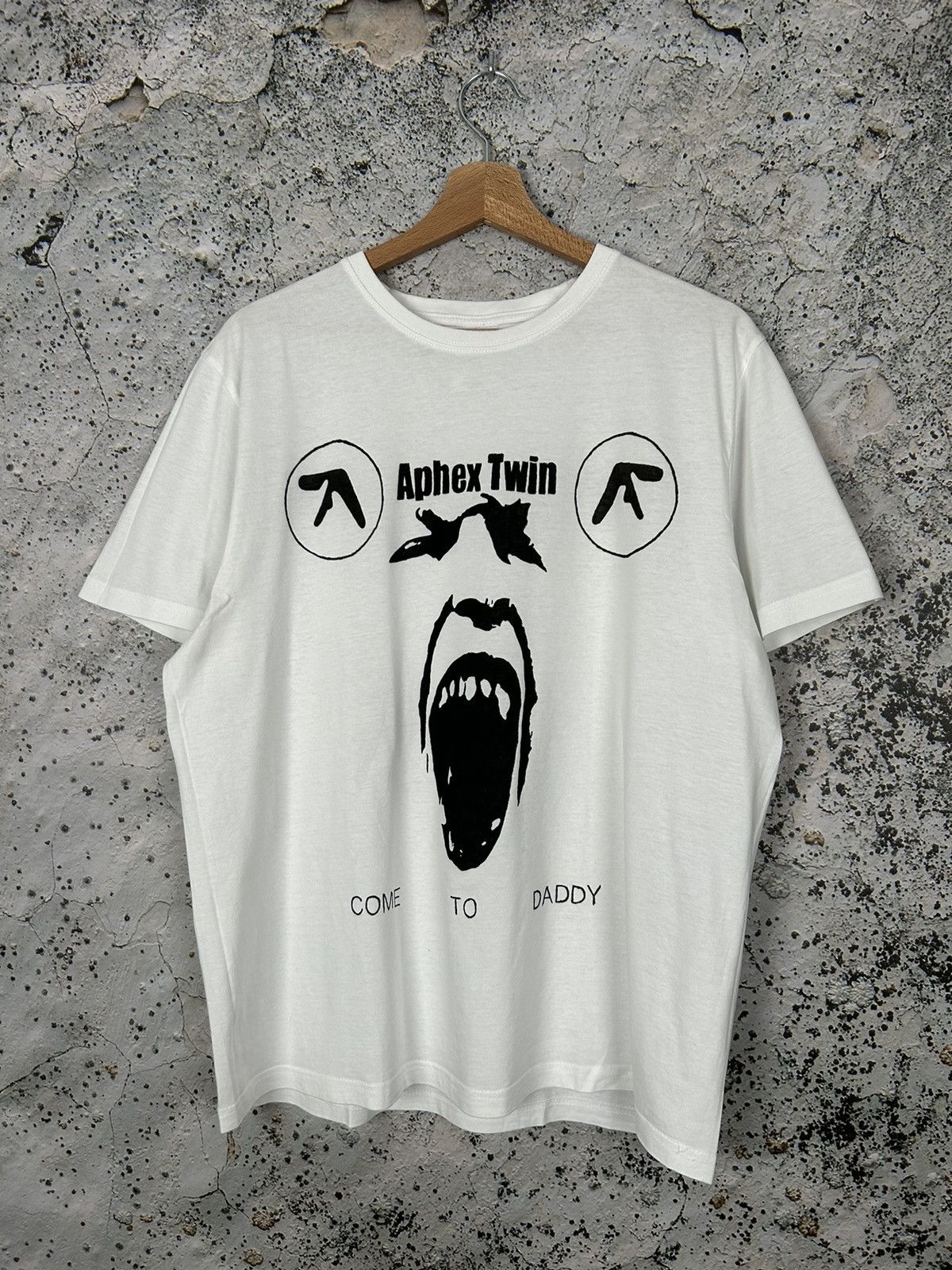 Band Tees Aphex Twin Come To Daddy Band Tee Rare Hype Vintage Hoodie, Sweatshirt | FlexRushtees.com
