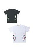Bape Side Space Camo Shark Tee White