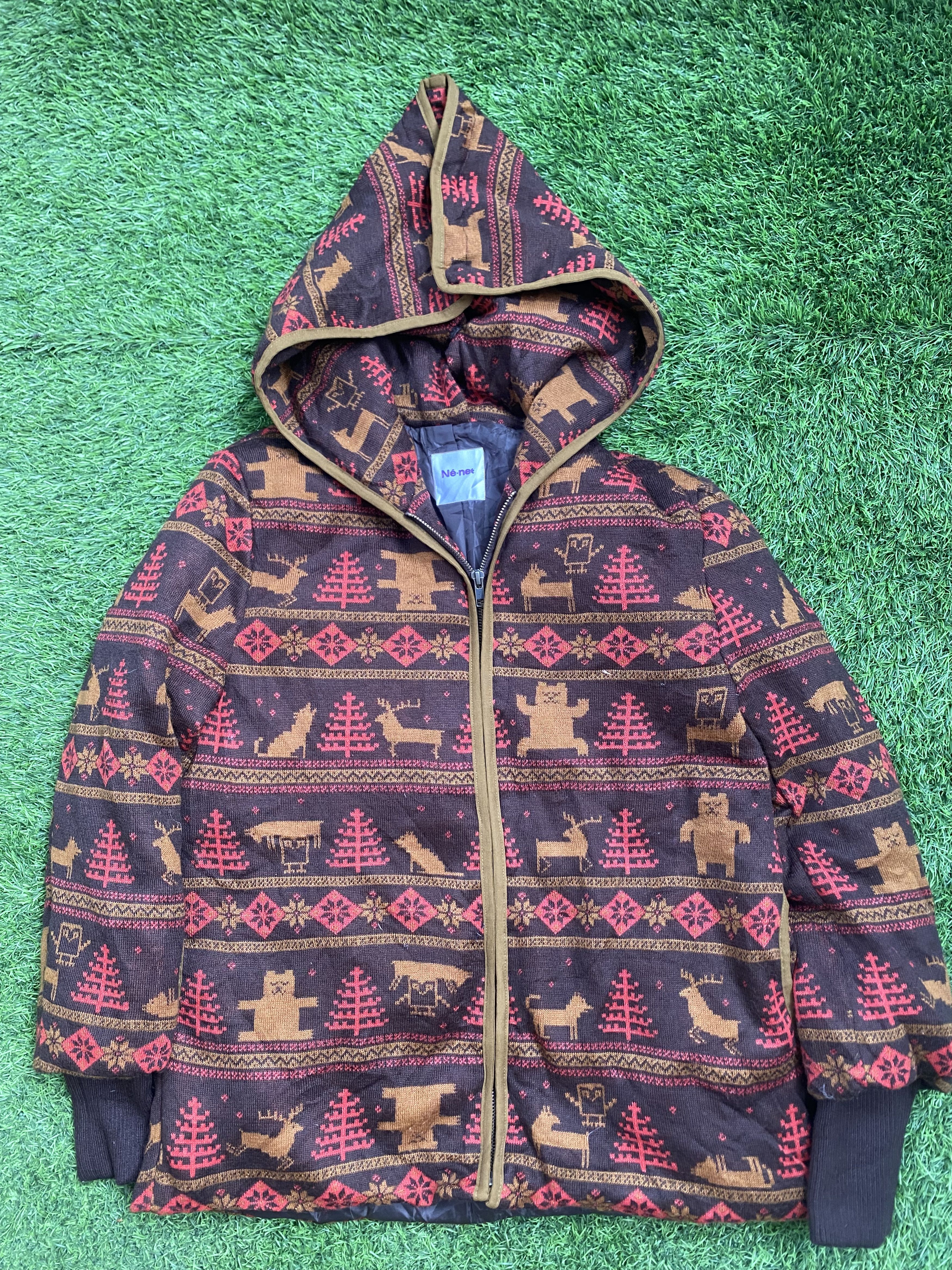 Net Ne Net By Issey Miyake Animal Winter Unique Hoodie Print