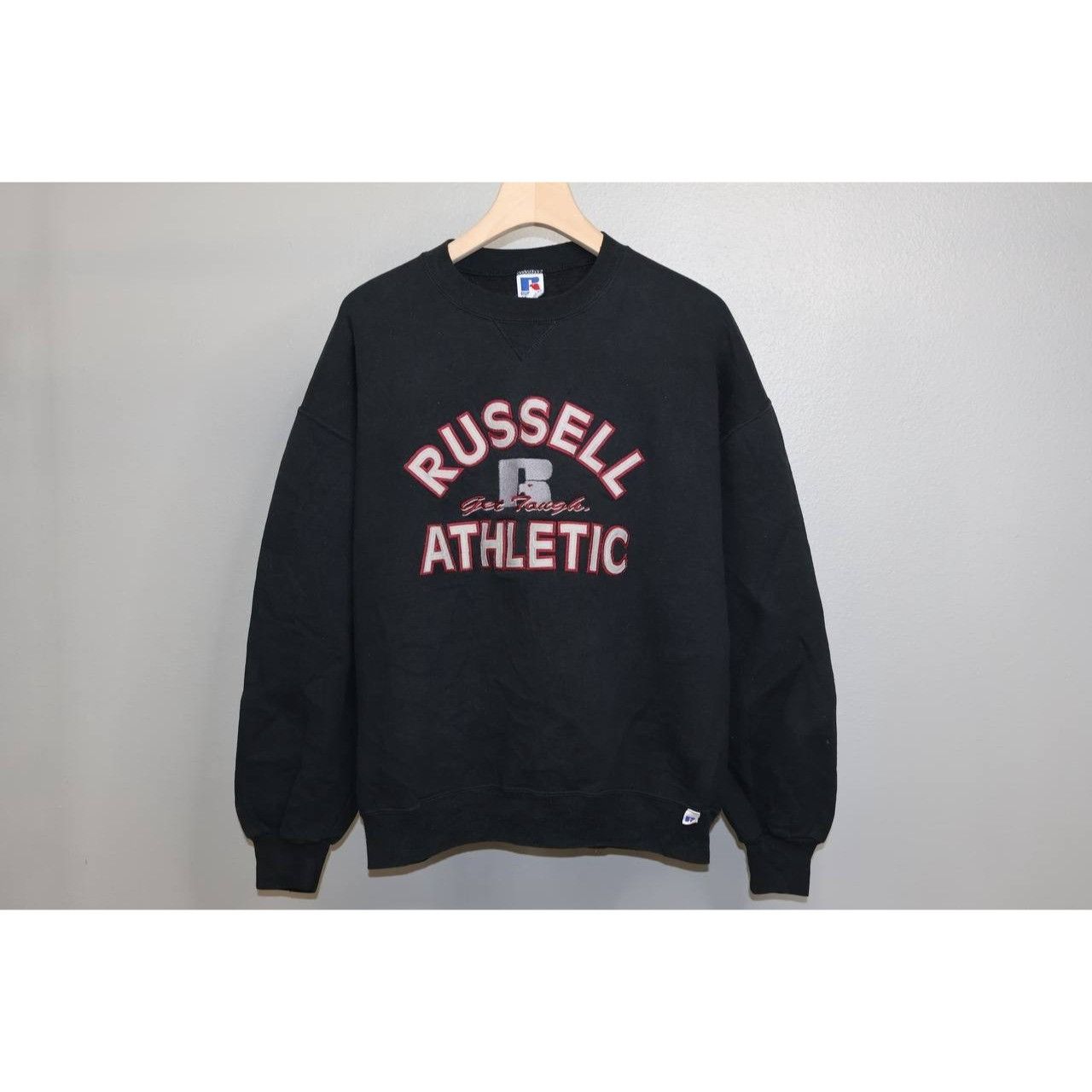 Russell Athletic Vtg 90s Russell Athletic Get Tough Sweatshirt Men S Xl Black