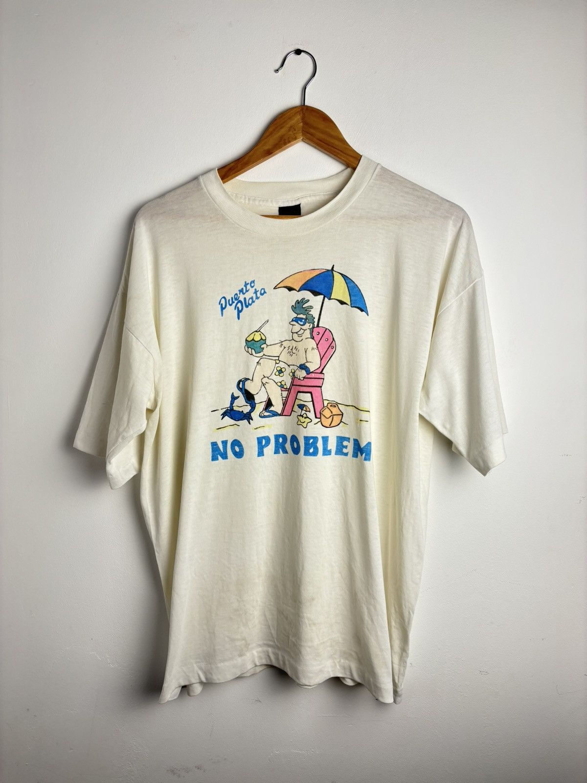 Vintage No Problem Puerto Plata Beach Tee