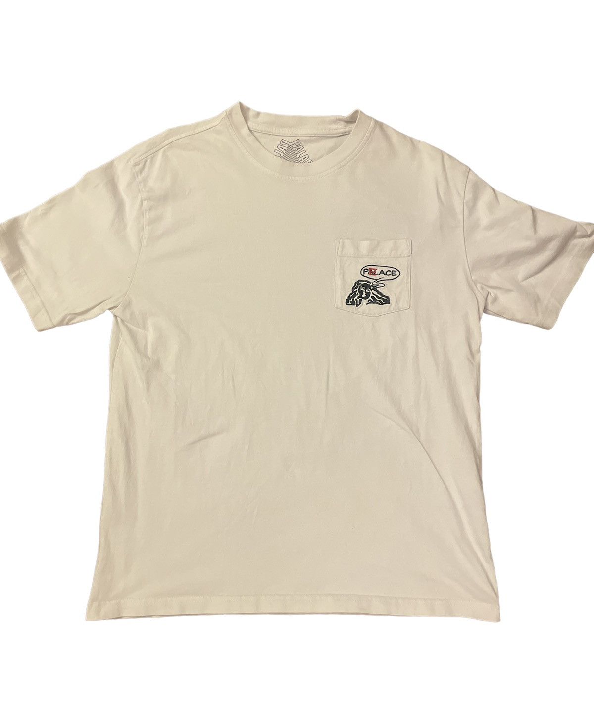 Palace Peace Pocket Tee White Size L Hoodie, Sweatshirt | FlexRushtees.com