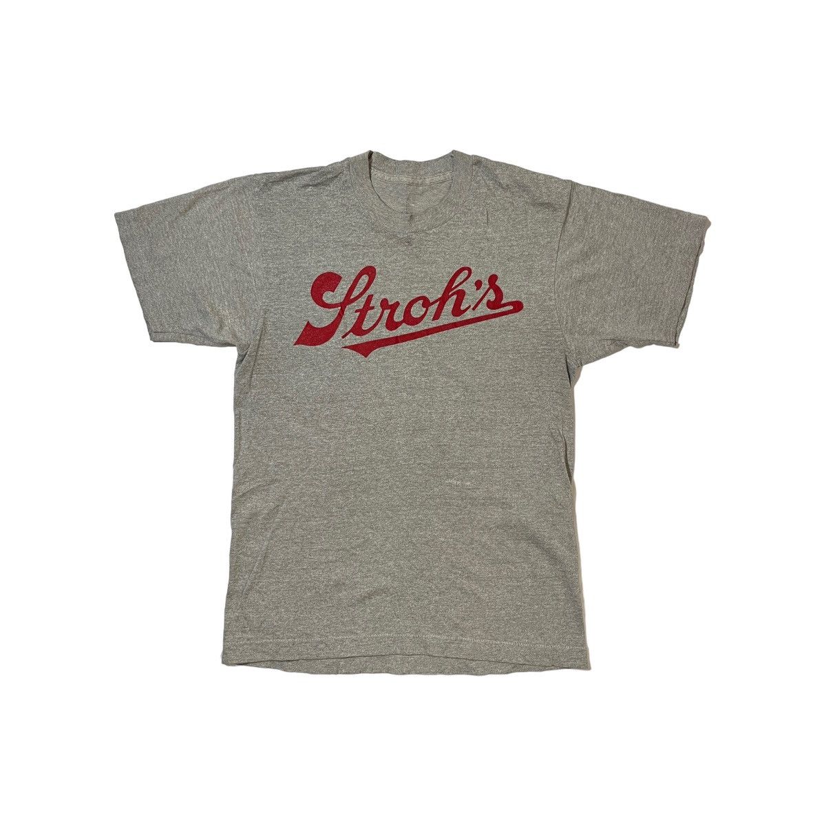 Vintage 70s Stroh S Beer Script Tee Hoodie, Sweatshirt | FlexRushtees.com