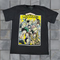 Vintage My Hero Academia Shirt Adult Medium Black Graphic Print Short Sleeve Crew Neck Anime Manga M
