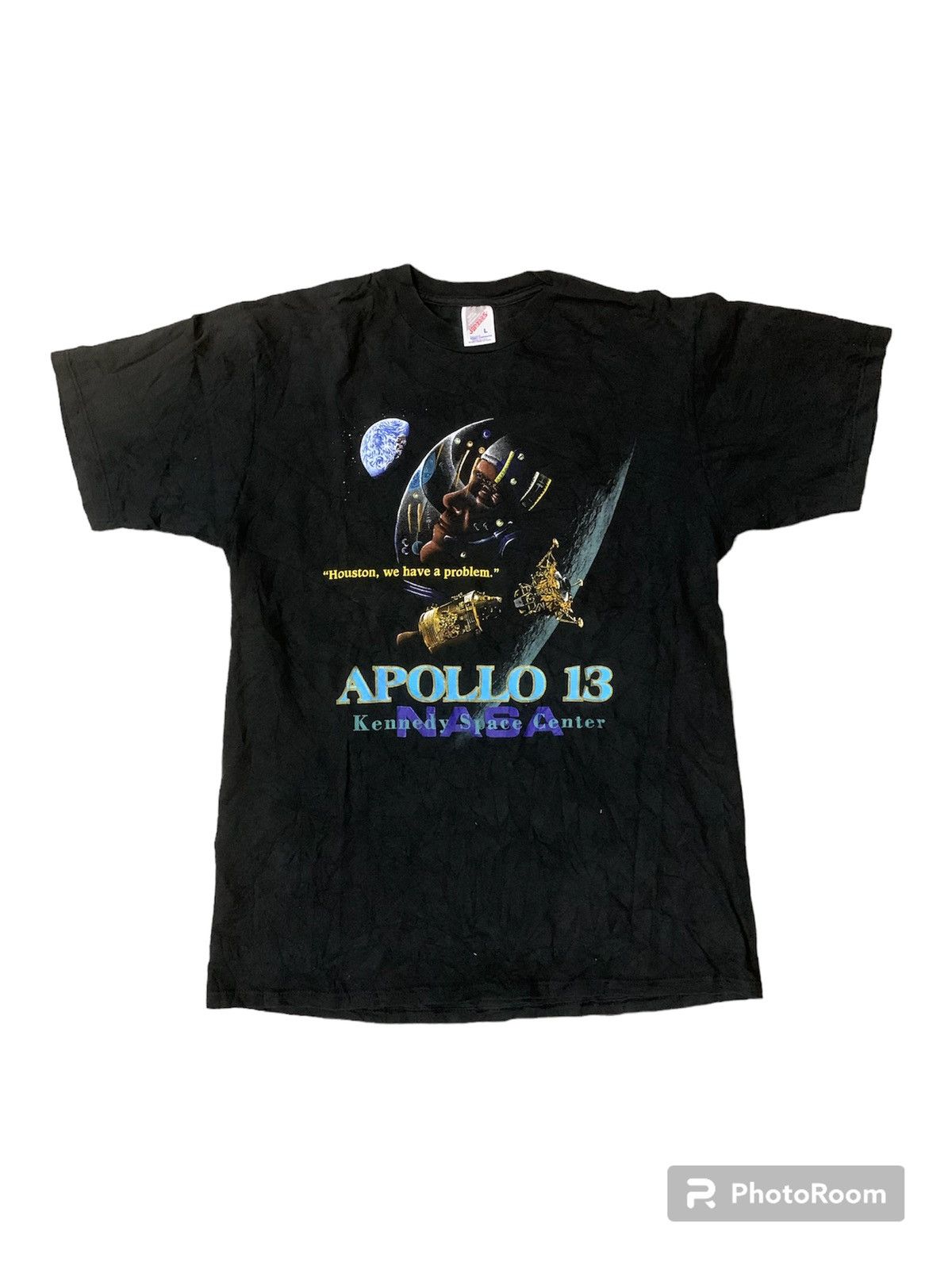 Nasa Vintage 90 S Nasa Houston We Have A Problem Tee