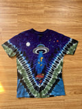 Blue Liquid Blue Space Bear Tee