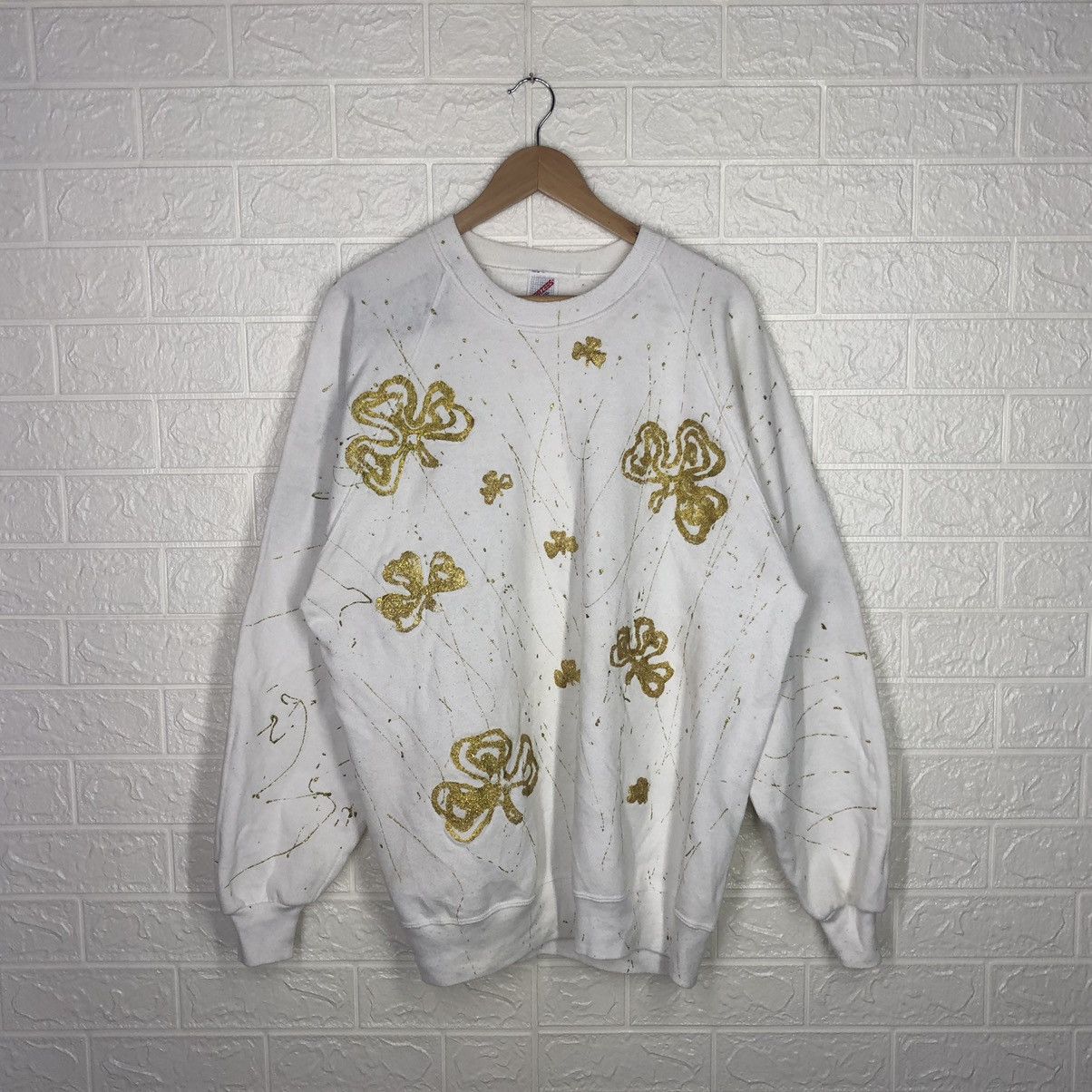 Vintage Jerzees Crewneck Sweatshirt Made In Usa Nice Design