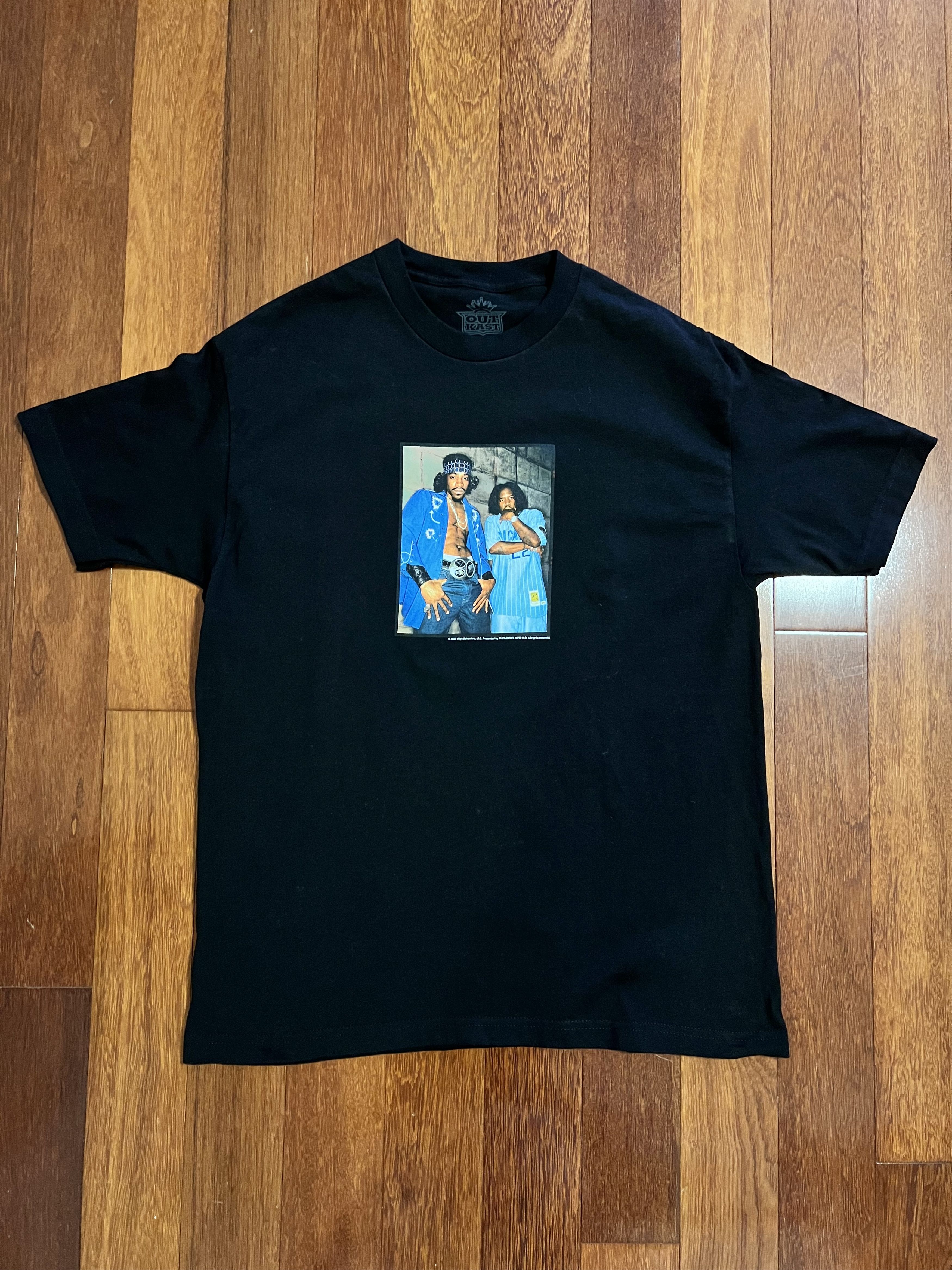 Pleasures X Outkast T Shirt Black Large New Hoodie, Sweatshirt | FlexRushtees.com