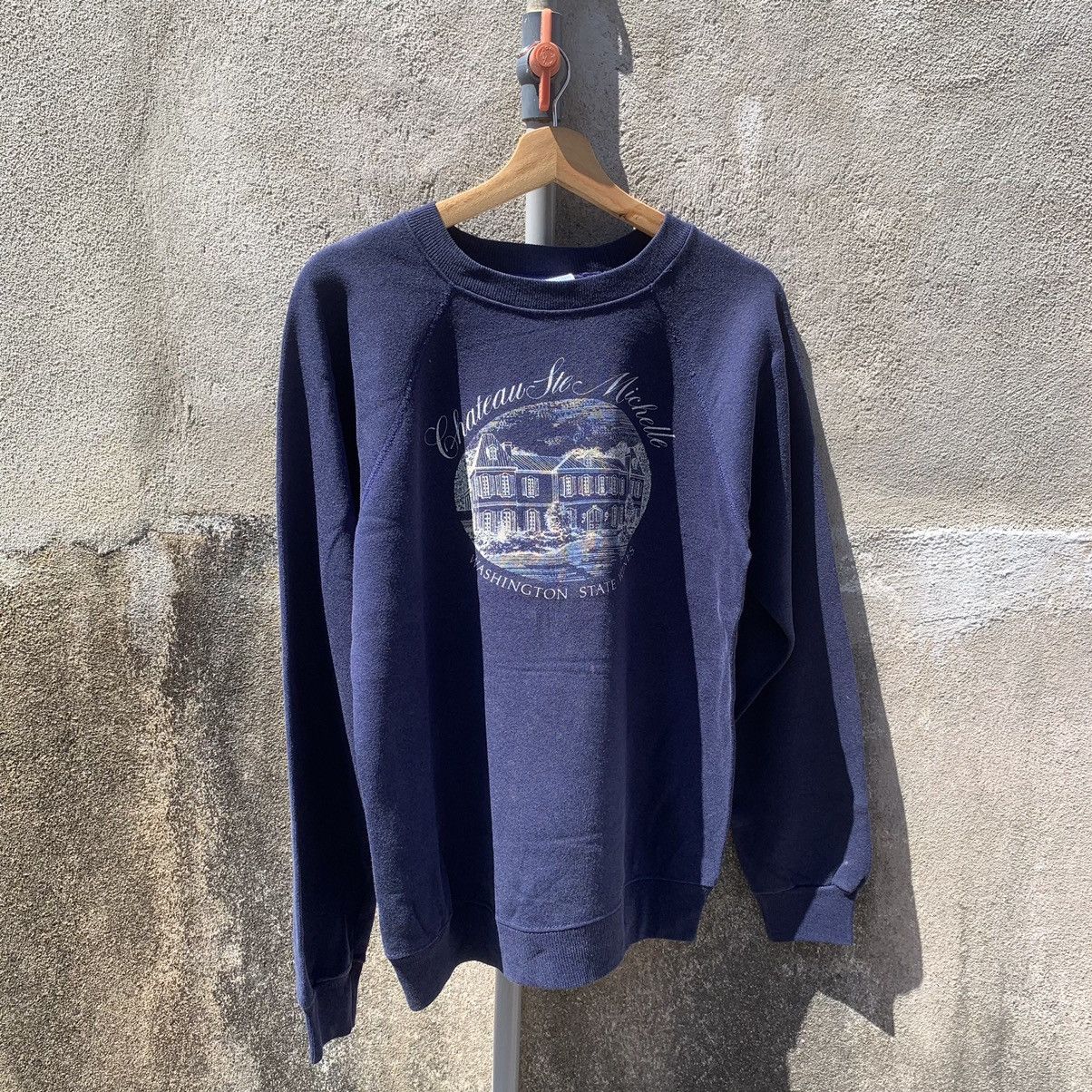 1990s Vintage Hanes Washington State Pullover Made In Usa
