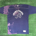 Vintage 80s Bleached Sports Jersey Shirt Athletic Navy Tee Hoodie, Sweatshirt | FlexRushtees.com