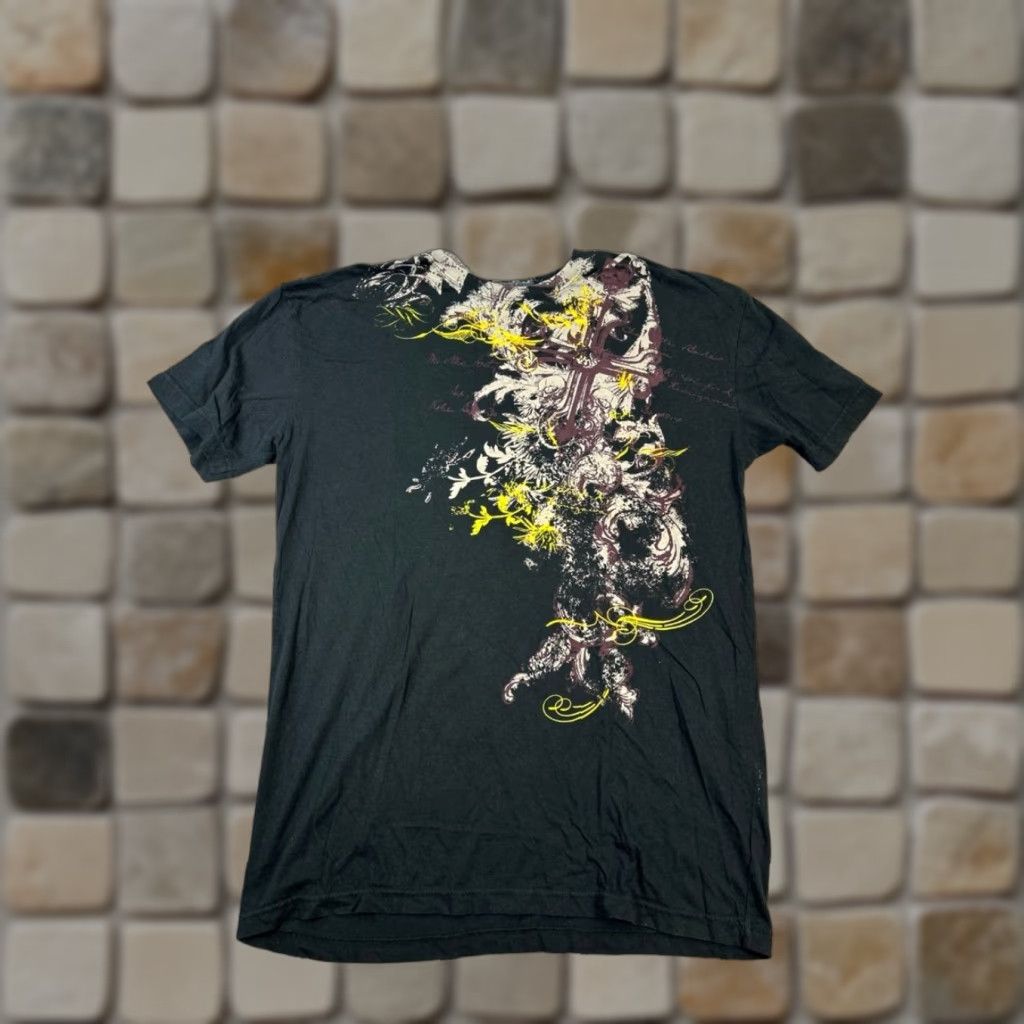 Vintage Archaic T Shirt Men Xl Black Cotton Graphic Print Short Sleeve Crew Neck 2010s 2010