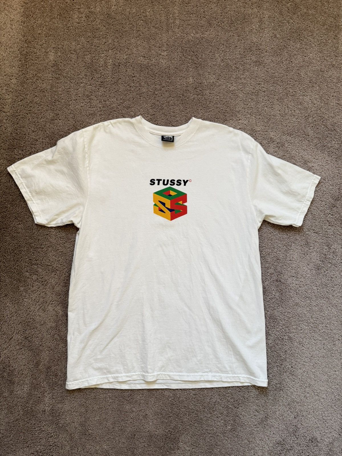 Stussy S64 Pigment Dyed Tee Medium Hoodie, Sweatshirt | FlexRushtees.com