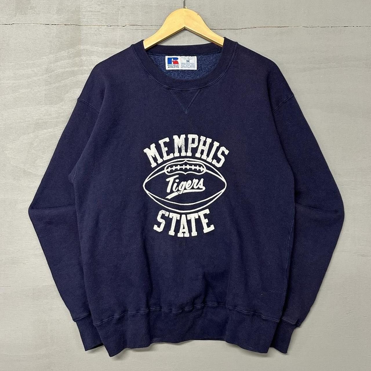 Athletic Vintage Russell Memphis State Tigers Sweatshirt Medium