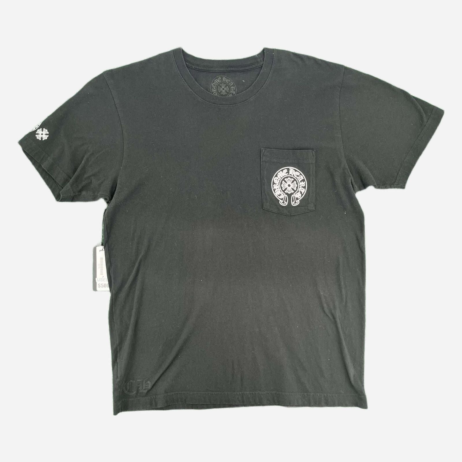 Hearts Chrome Hearts Horseshoe Tee Large Black Used L Hoodie, Sweatshirt | FlexRushtees.com