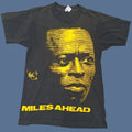 Fruit Of The Loom Vintage Miles Davis Miles Ahead Jazz Band Tour Rare Retro T Shirt M Black Cotton F Hoodie, Sweatshirt