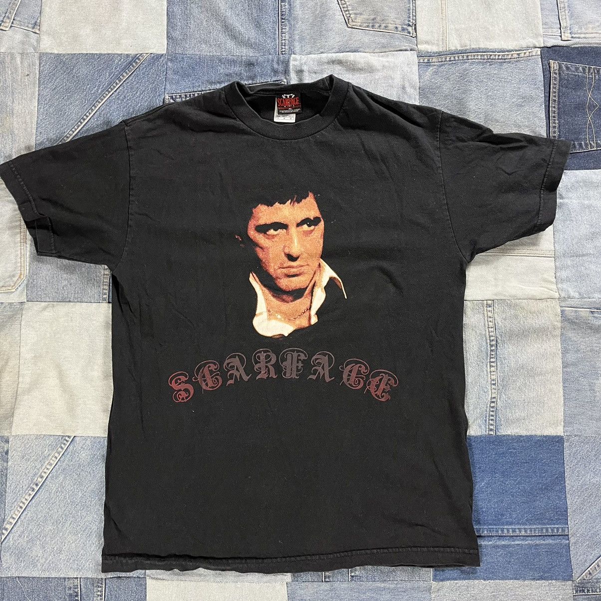 Vintage Scarface Movie Tony Montana T Shirt Sz L