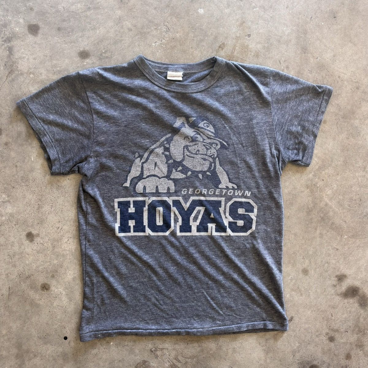 Crazy Real Vintage 70s 80s Georgetown Hoyas Tee