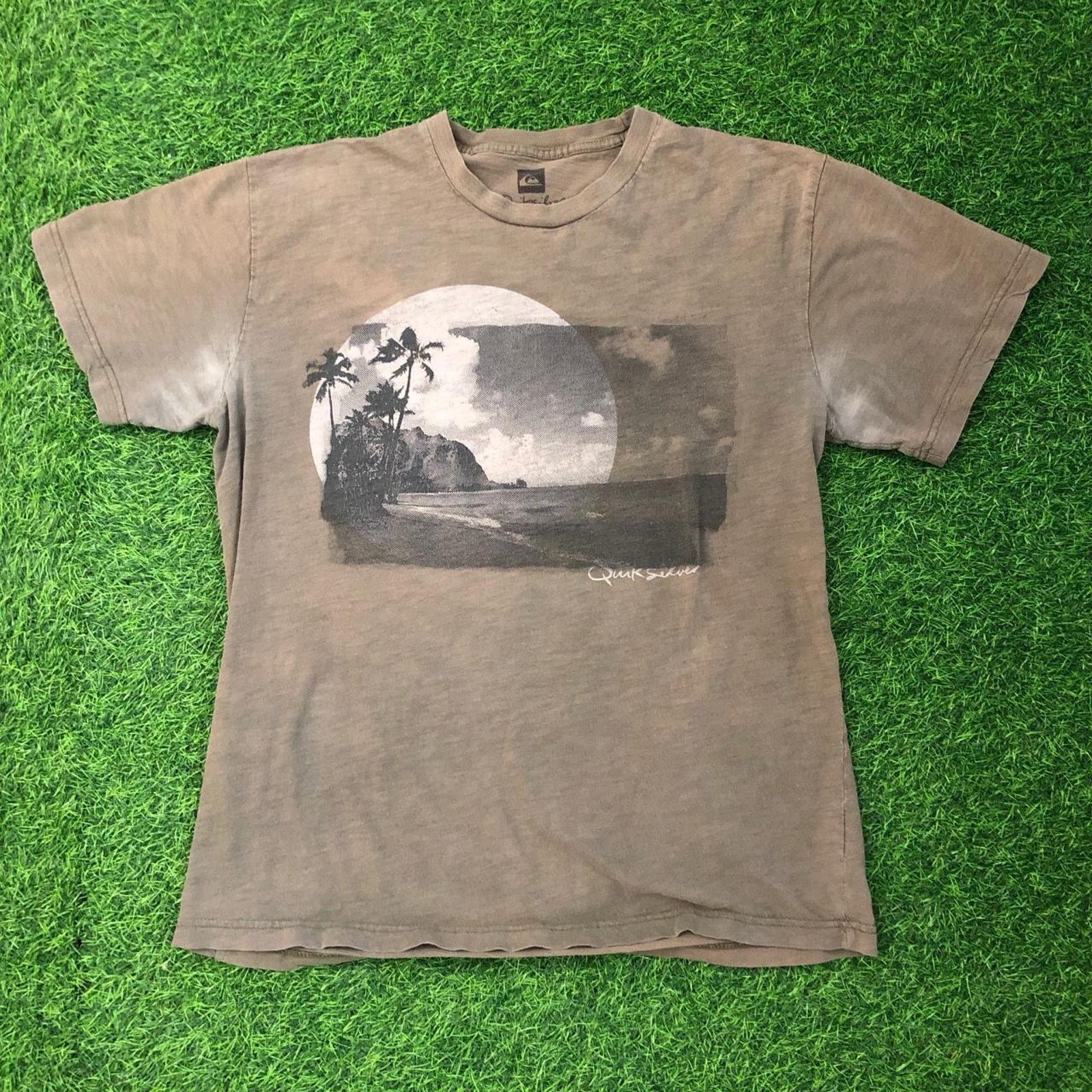 Quiksilver Olive Quicksilver Ocean Views Graphic Tee