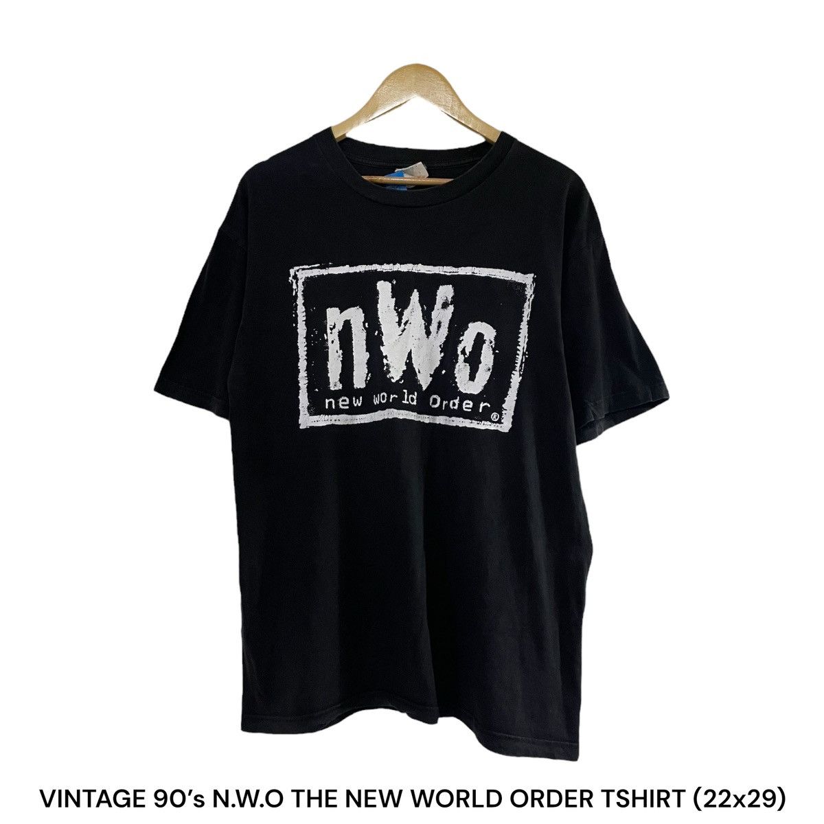 Vintage 90 S N W O The Mew World Order Black Tee Hoodie, Sweatshirt | FlexRushtees.com