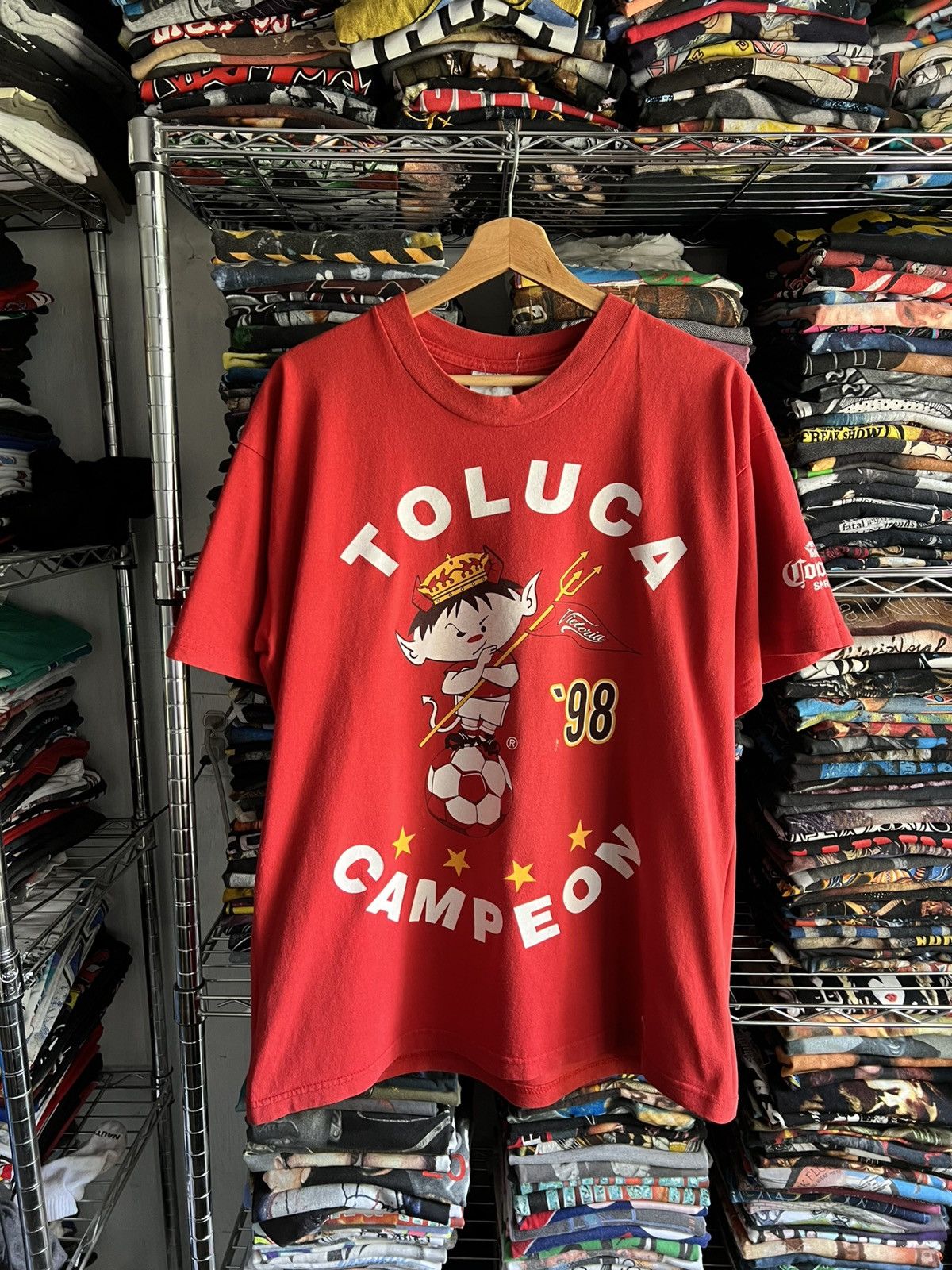 Mexicana 1998 Toluca Diablos Liga Mx Mexico Soccer Corona Victoria