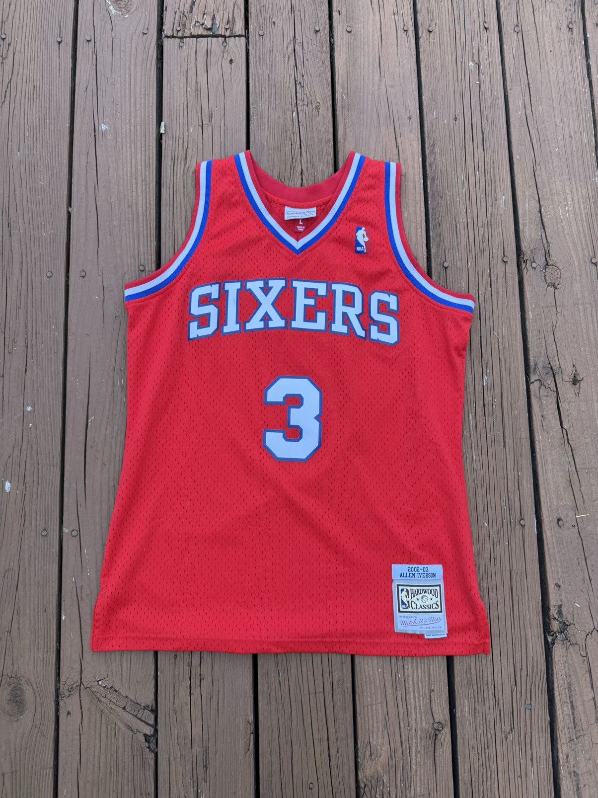 Mitchell Ness Allen Iverson Philadelphia 76ers Nba Jersey Mitchell Ness T-Shirts, Hoodie, Sweatshirt | FlexRushtees.com