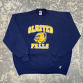 Vintage Russell Athletic Olmsted Falls Navy Boxy Crewneck Us