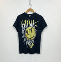 Band Tees Blink 182 Rock Band Tee Graphic Black Top Print Short Sleeve Hoodie, Sweatshirt | FlexRushtees.com