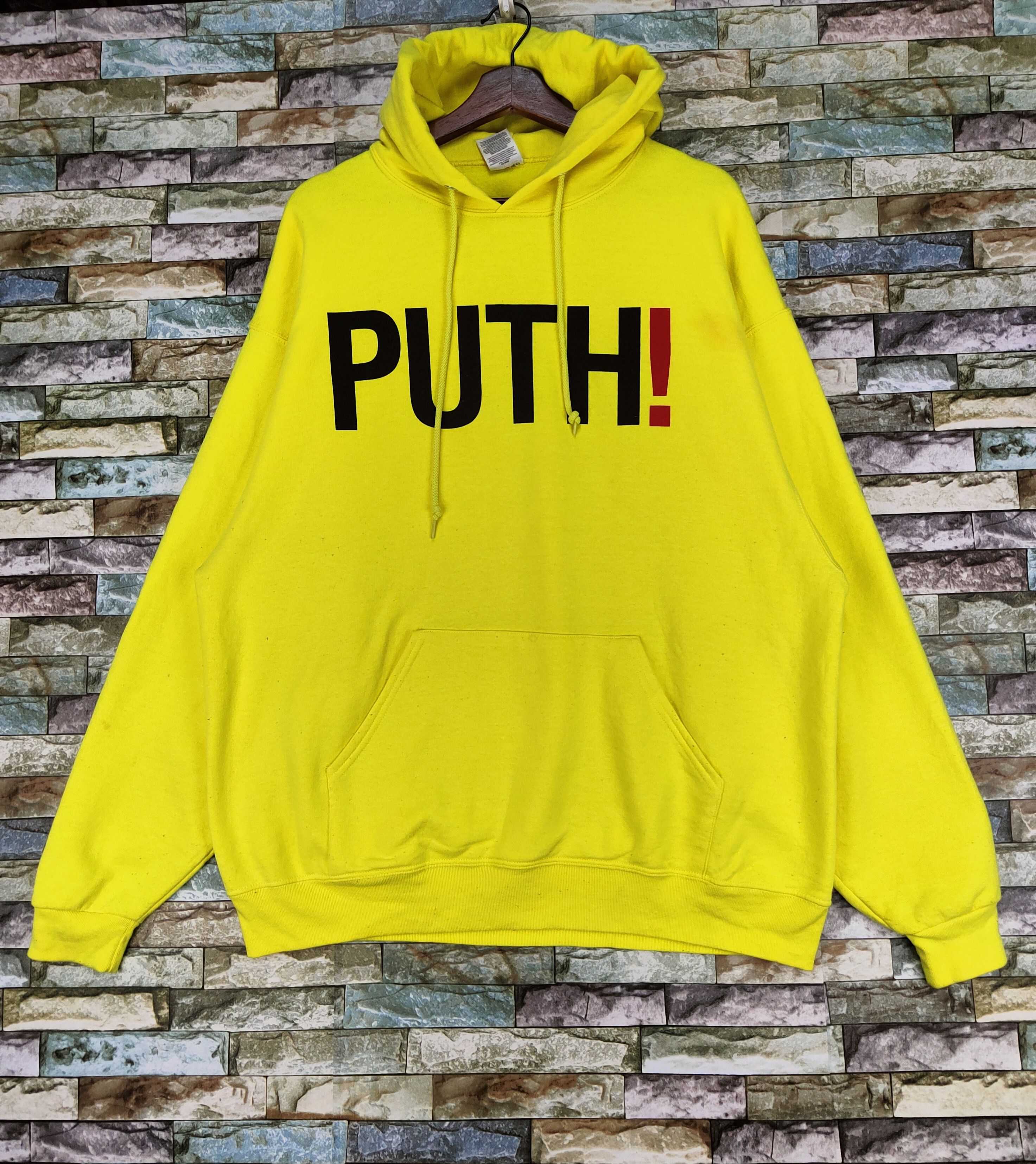 Vintage Jerzees Puth Big Logo Hoodie
