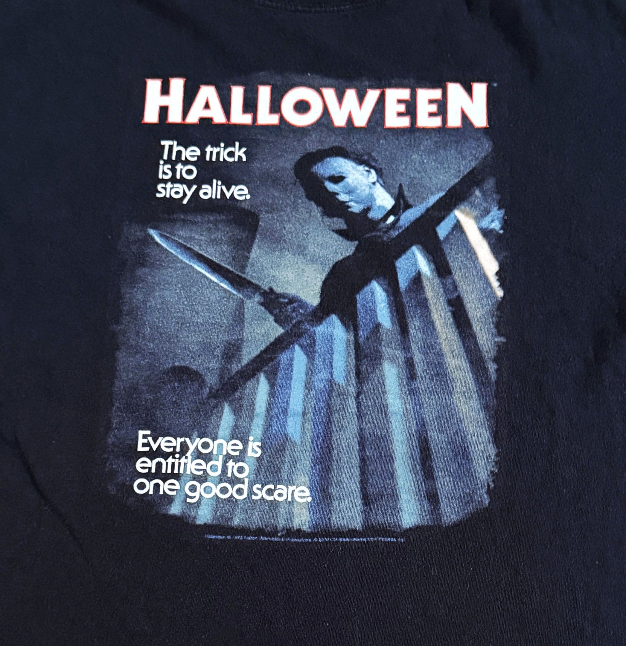 Halloween L Vintage Shirt Movie Michael Myers Horror