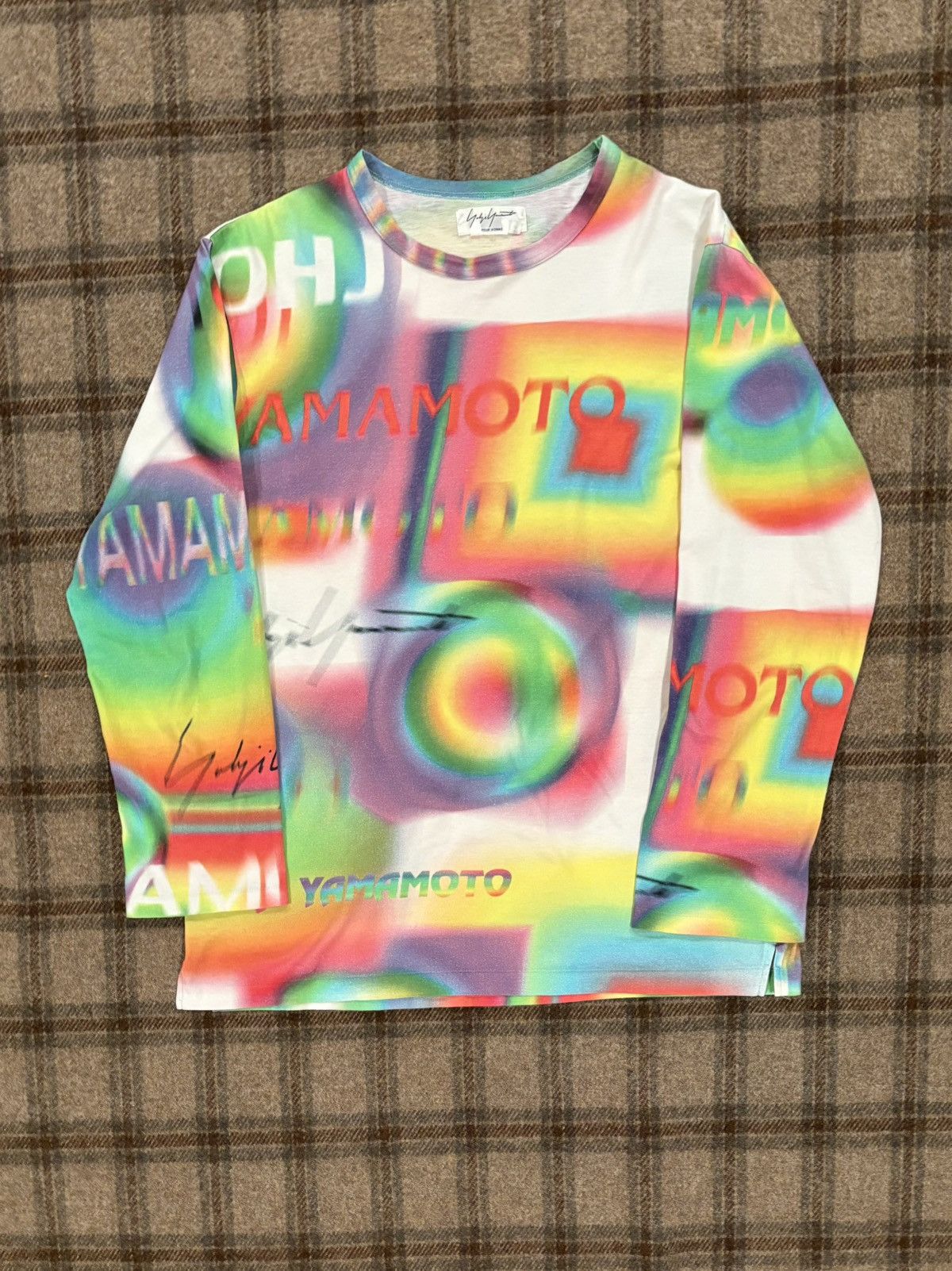 Yohji Yamamoto Ss02 Saeko Tsuemura Psychedelic Lsd Pig Shirt