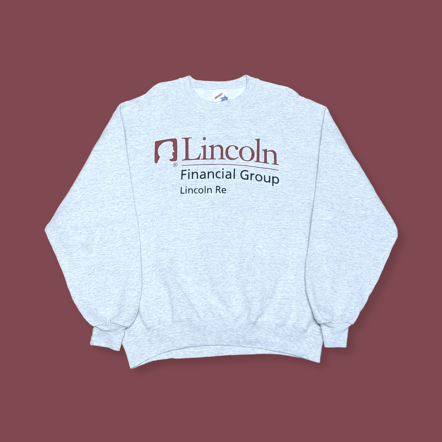 Russell Athletic X Vintage Vintage 90s Jerzees Super Sweat Lincoln Crewneck Sweatshirt