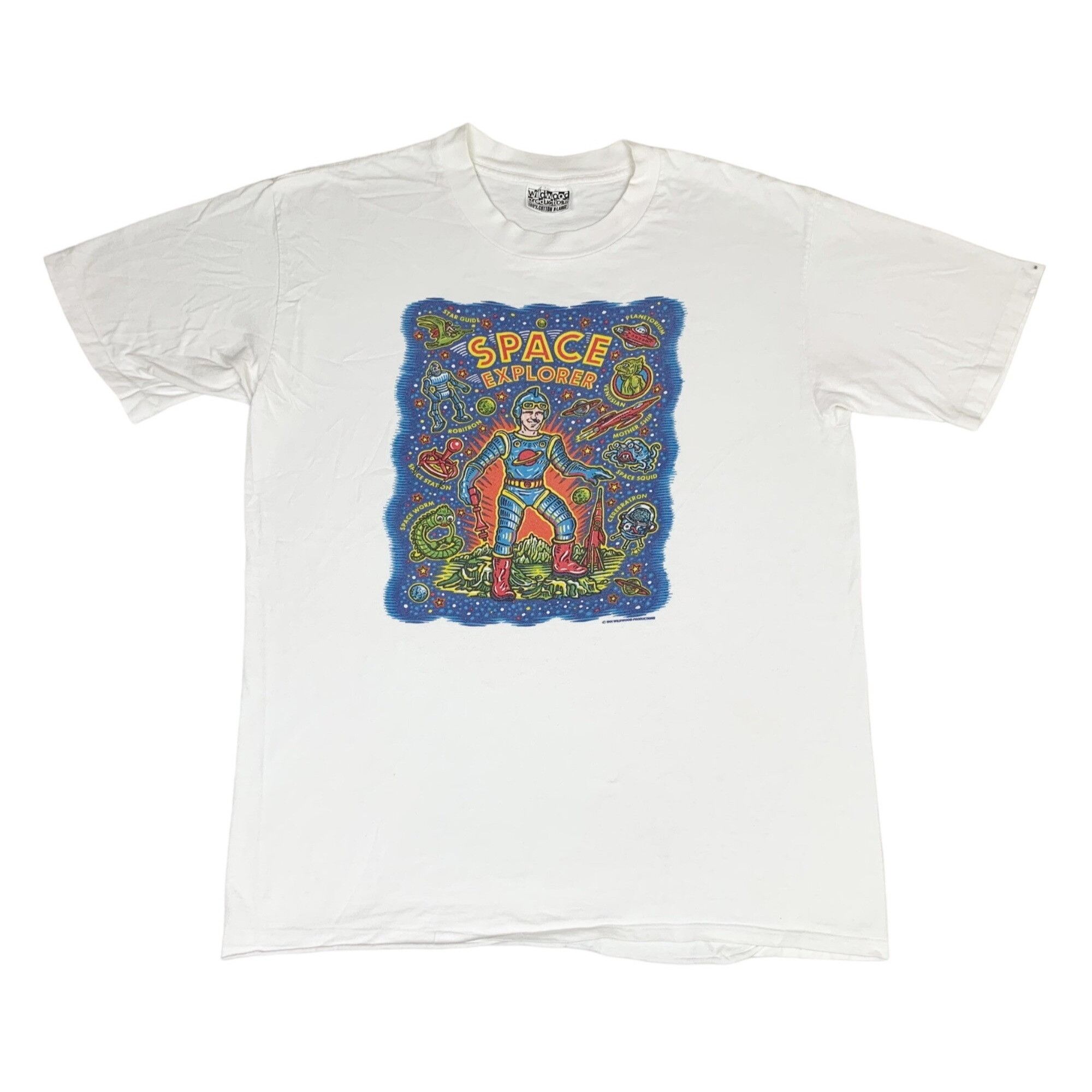 Vintage 1999 Space Explorer T Shirt Xl Wildwood