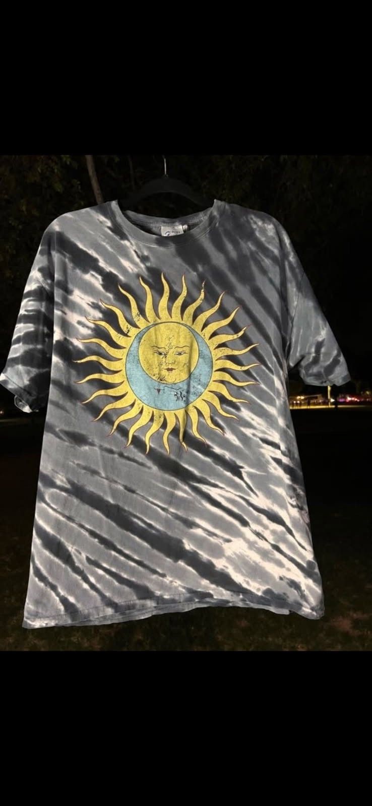Port Company Moon Sun Vintage Tye Dye Tee Port Company Tee Hoodie, Sweatshirt | FlexRushtees.com