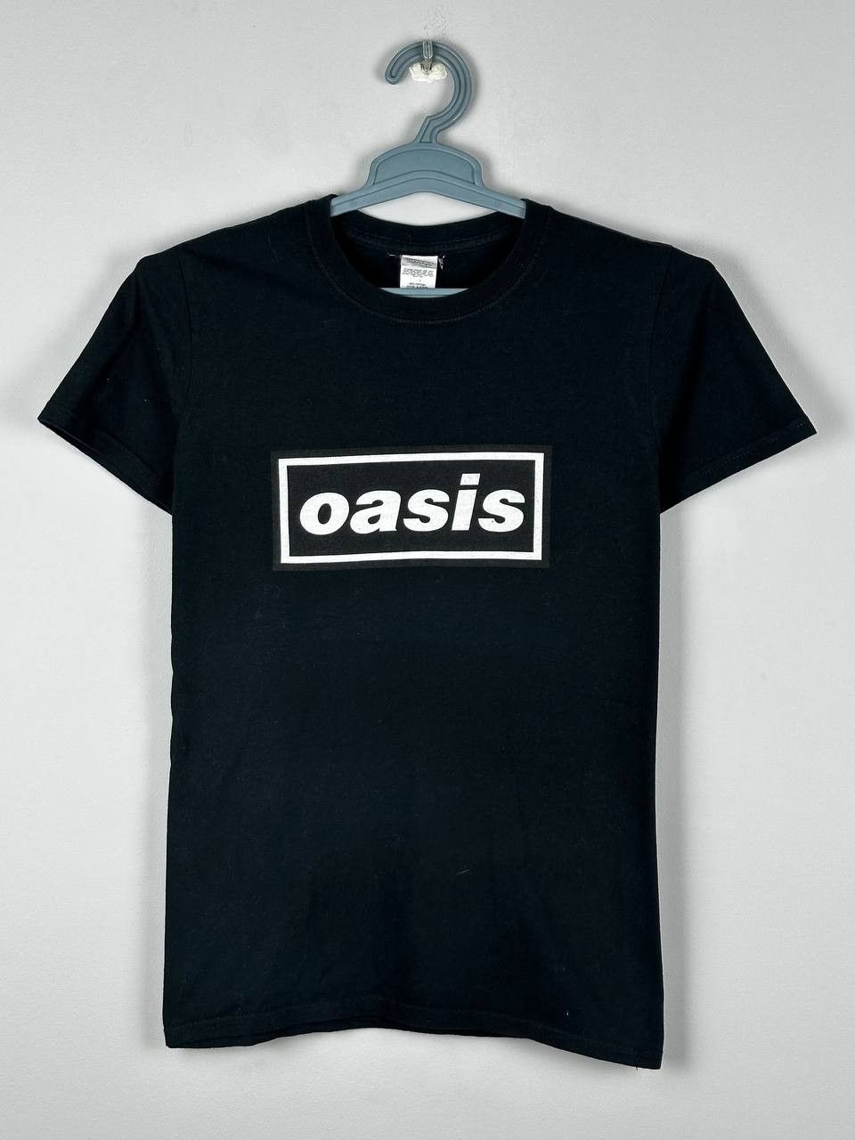 Band Tees Oasis T Shirt Box Logo Britpop Band Tee Definitely Maybe Hoodie, Sweatshirt | FlexRushtees.com