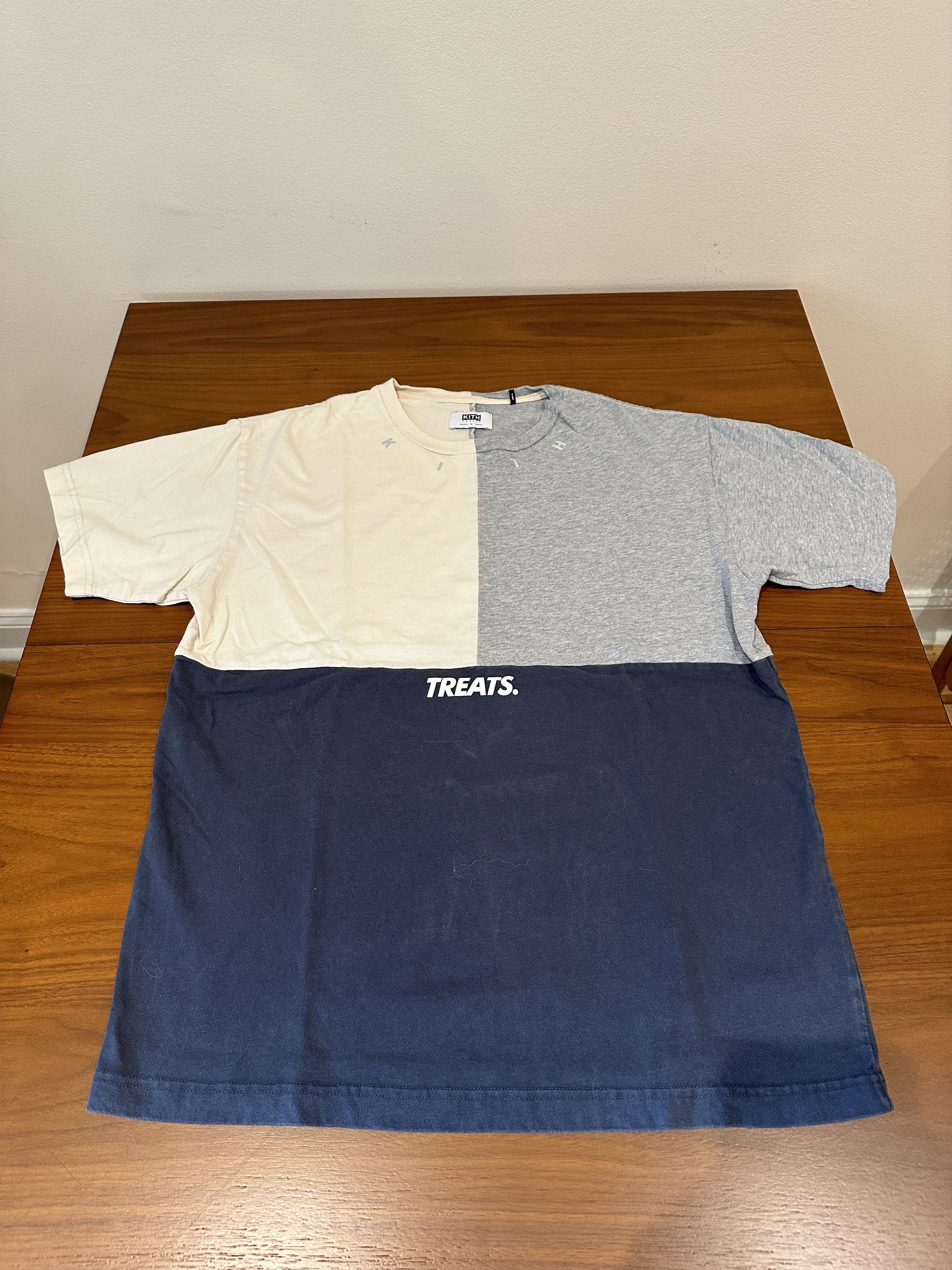 Kith Treats Triblock T Shirt Hoodie, Sweatshirt | FlexRushtees.com